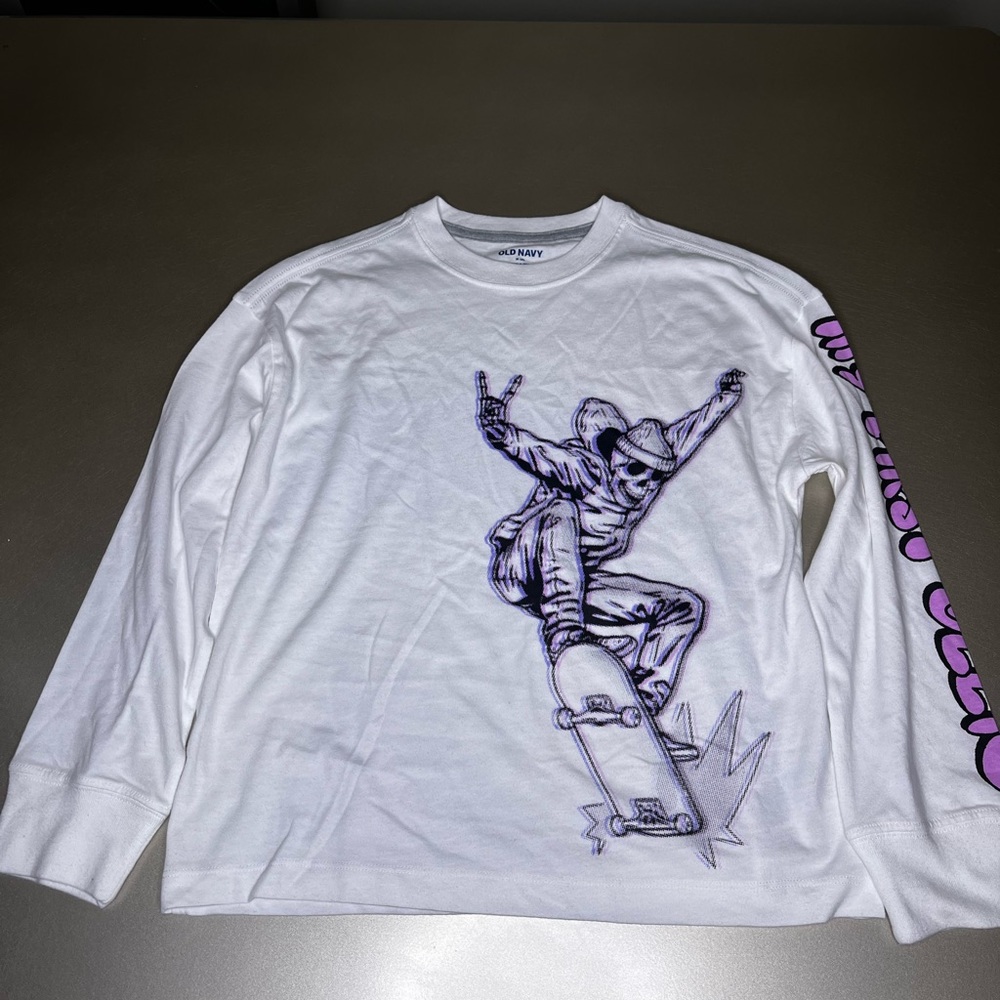 Skeleton shirt Youth Boys M